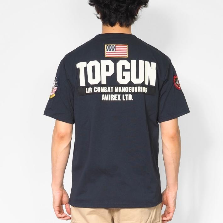 AVIREX（アヴィレックス） アビレックス Tシャツ 半袖 胸ワッペン TOP