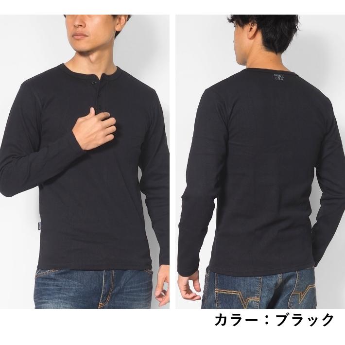 AVIREX（アヴィレックス） アビレックス デイリー ロンT 長袖 ヘンリー