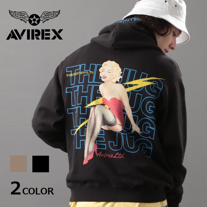 Avirex アビレックス プルオーバーパーカー ピンナップガール メンズファッション ブランド Avirex0616 M S Sanshin エムズサンシン 通販 Yahoo ショッピング