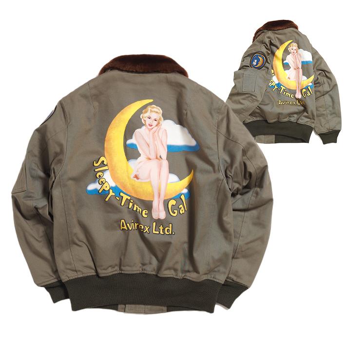 AVIREX TYPE B-15A ジャケット Sleep-Time Gal AVIREX TYPE B-15A ジャケット Sleep-Time Gal AVIREX