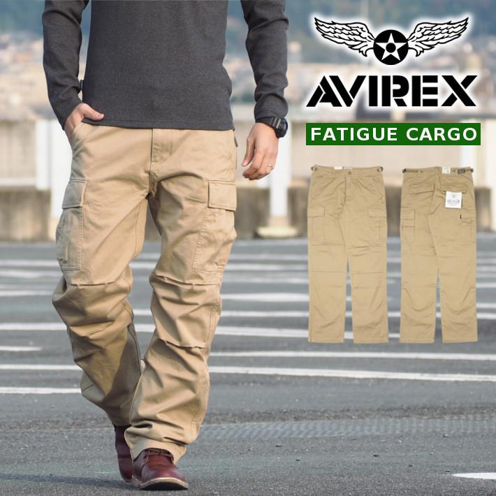 Avirex アビレックス カーゴパンツ ファティーグカーゴ 激安 ブランド 53 メンズファッション 無地