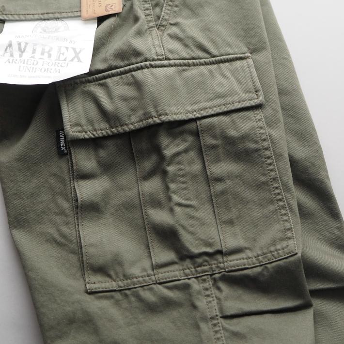 AVIREX アビレックス クロップドパンツ ファティーグカーゴ 無地