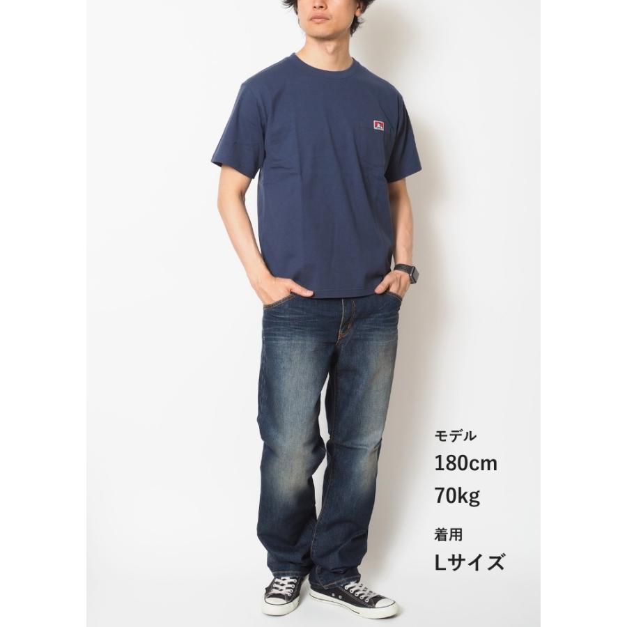 BEN DAVIS（ベンデイビス） Tシャツ 半袖 胸ポケット ワンポイント