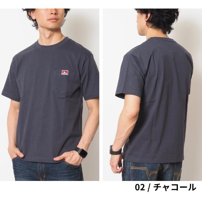 BEN DAVIS（ベンデイビス） Tシャツ 半袖 胸ポケット ワンポイント