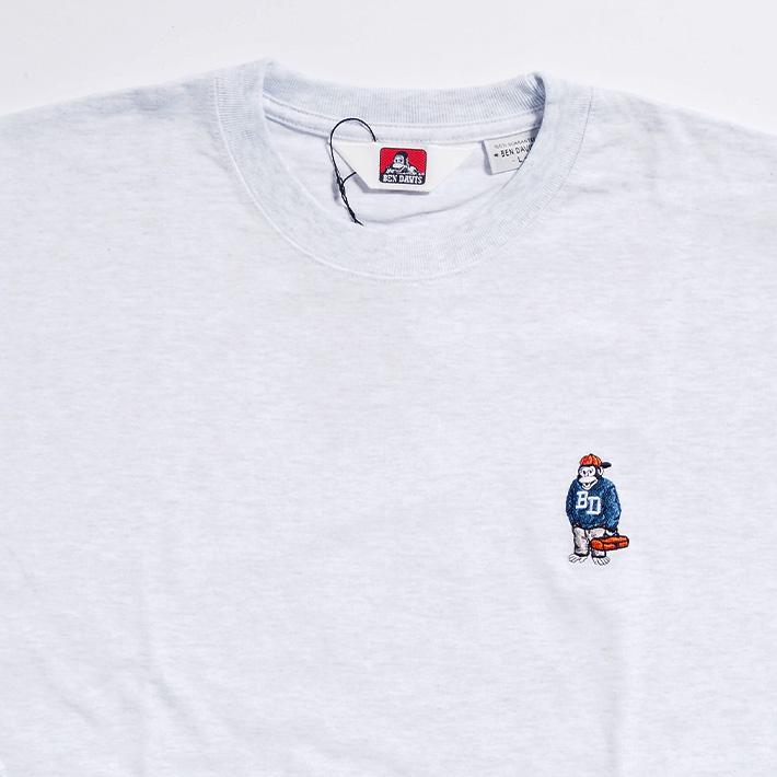 BEN DAVIS（ベンデイビス） ロンT 長袖 ワンポイントBDキャラ (C