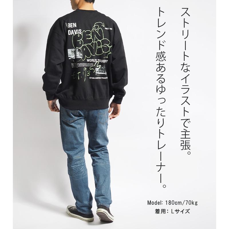 BEN DAVIS（ベンデイビス） スウェット トレーナー 裏毛 胸BD (I
