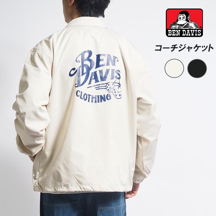 BEN DAVIS（ベンデイビス） コーチジャケット バックプリント (T