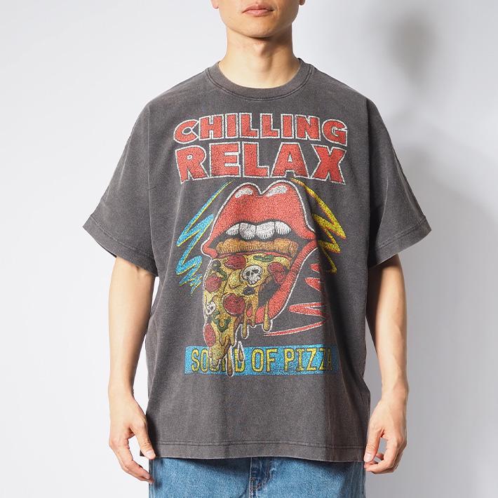 chillax セール CHILLAX チラックス Tシャツ 半袖 リップ ビール