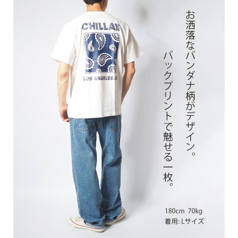 chillax セール CHILLAX チラックス Tシャツ 半袖 バック