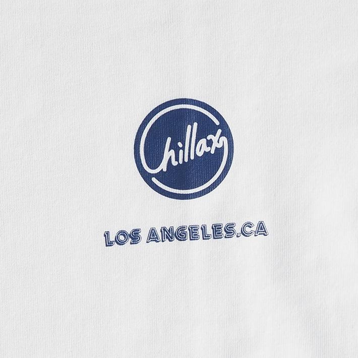 chillax（チラックス） Tシャツ 半袖 バックプリント ペイズリー 