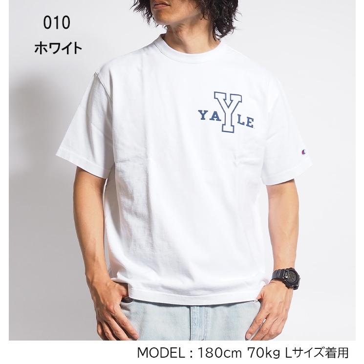Champion（チャンピオン） Tシャツ 半袖 T1011 胸Yロゴ YALE (C5-X302