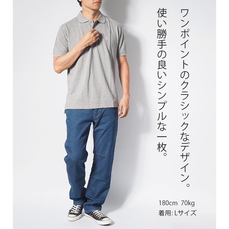 Champion CHAMPION チャンピオン ポロシャツ 半袖 鹿の子 ワン