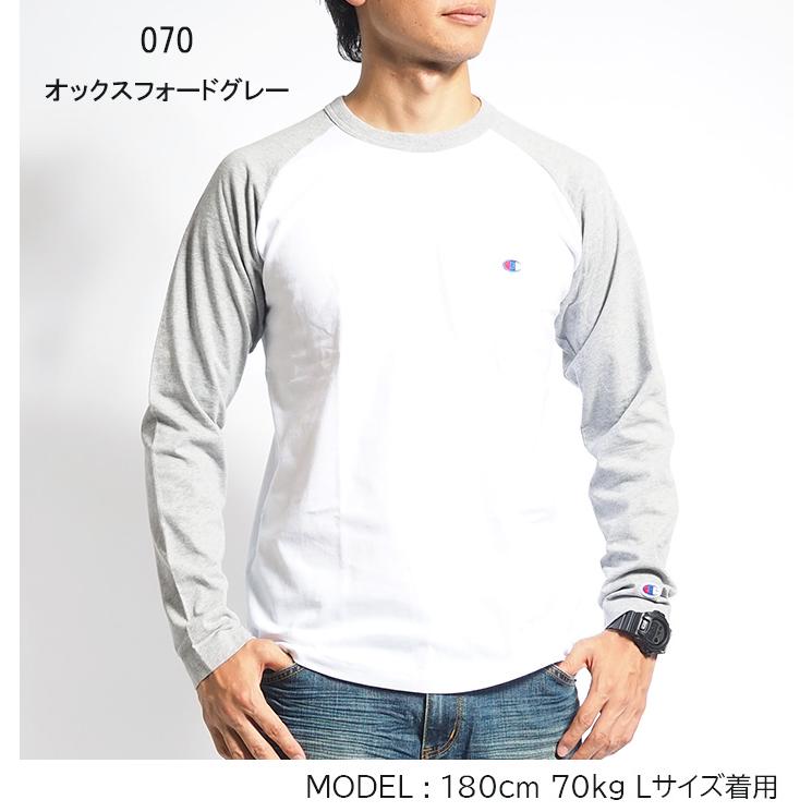 Champion CHAMPION チャンピオン ロンT ラグラン 胸ロゴ (C3 Champion CHAMPION チャンピオン ロンT ラグラン 胸ロゴ (C3