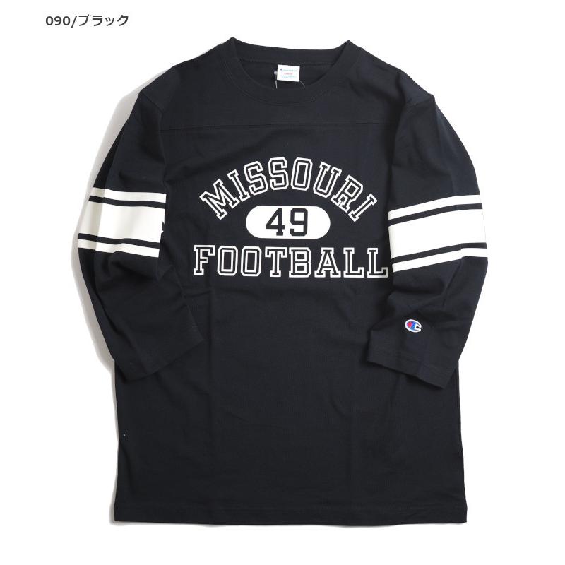 CHAMPION チャンピオン ロンT 七分袖 フットボールシャツ (C3-V410) メンズファッション ブランド｜ms-sanshin｜08