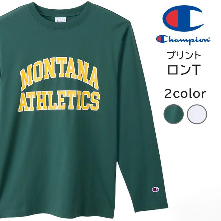 Champion（チャンピオン） ロンT 長袖 カレッジプリント ATHLETICS (C3