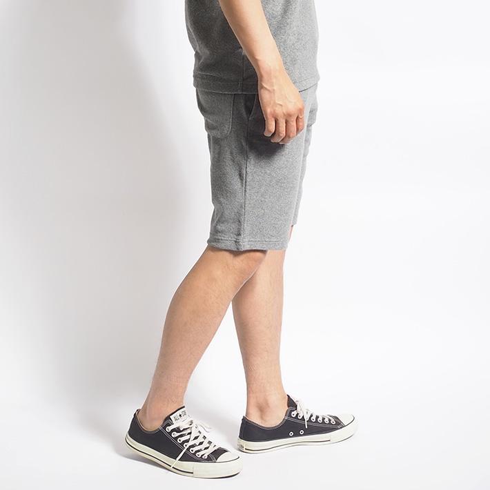 Clovery グレー タオル地ショートパンツ Champion（チャンピオン） ショーツ パイル タオル地 (C3-X516) メンズ