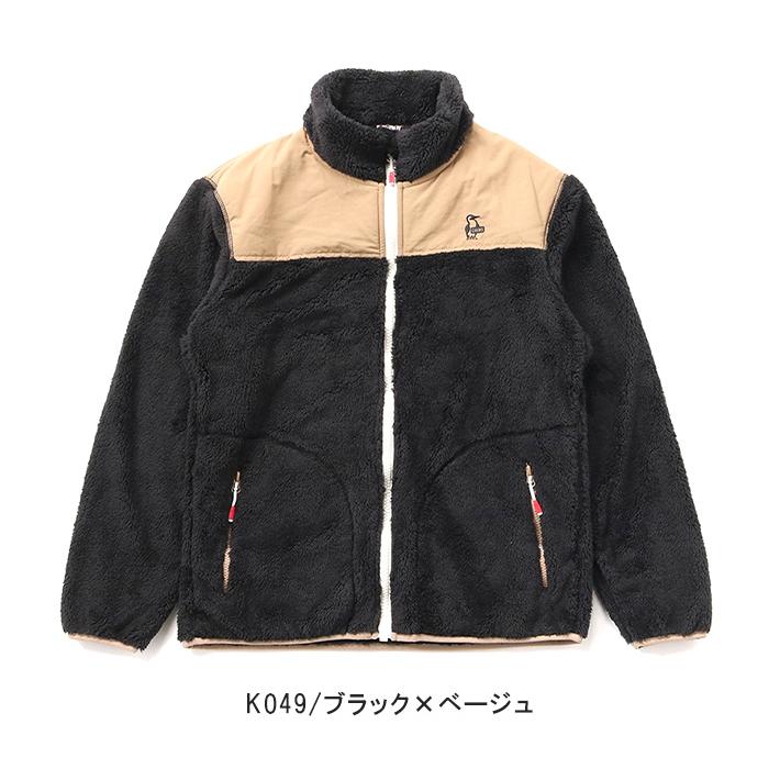 新品 CHUMS チャムス フリースエルモジャケット ブラック M CHUMS（チャムス） メンズ アウトドア フリースジャケット Elmo Fleece