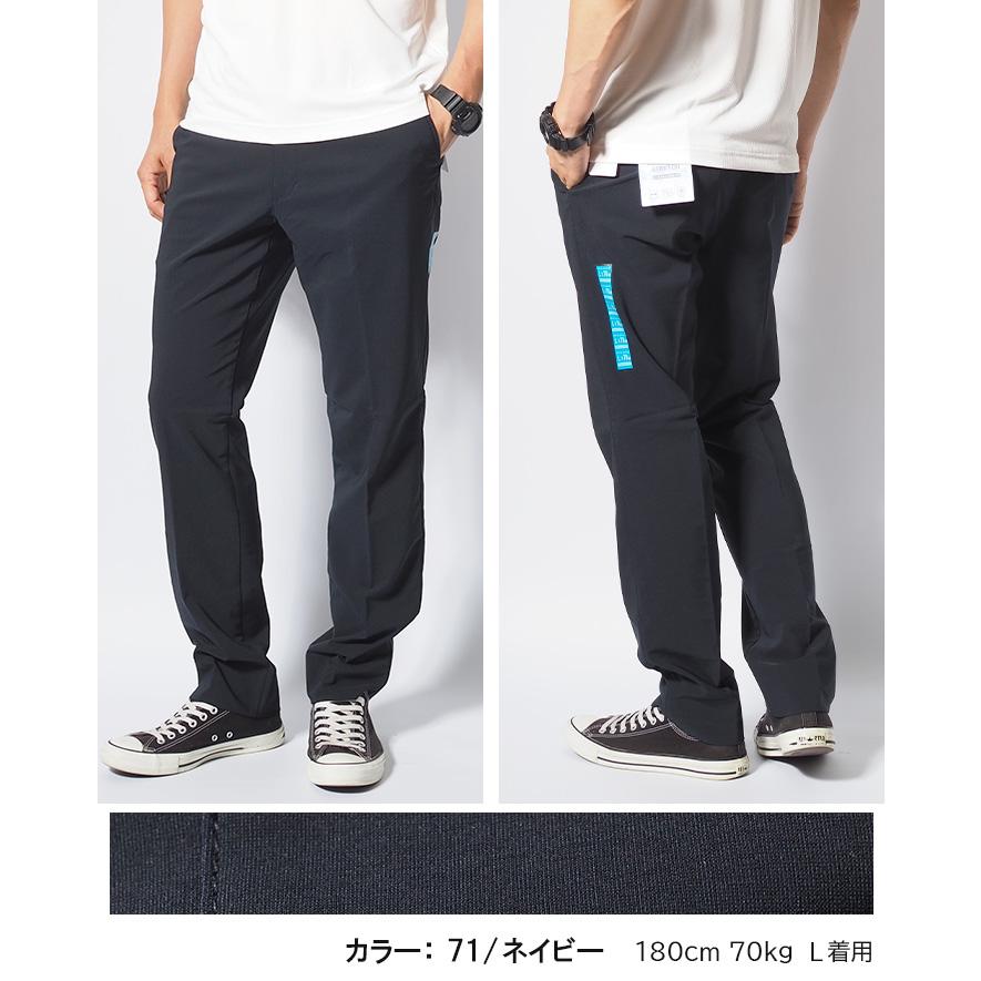 ROVERTRY トラウザーパンツ スラックス クールメッシュ ストレッチ