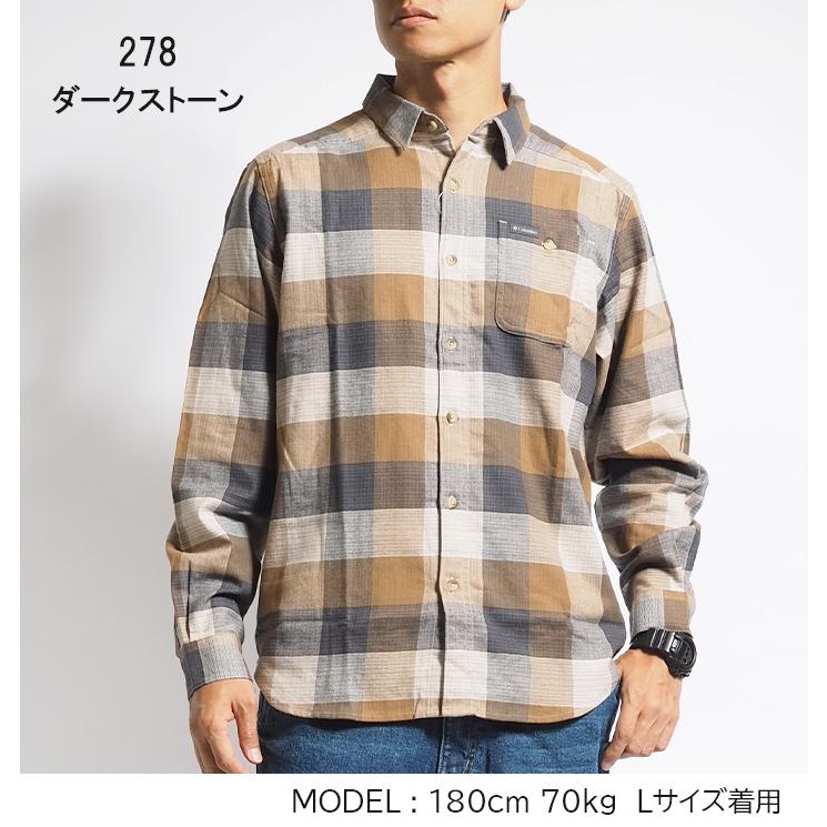 Columbia（コロンビア） 長袖シャツ チェック柄 胸ポケット (AE1523