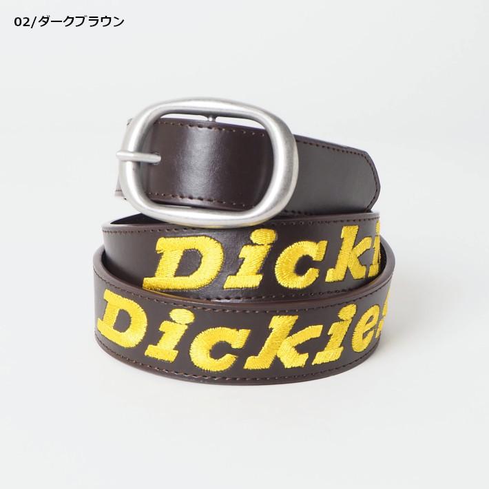 DICKIES ディッキーズ レザーベルト 合皮 ネーム刺繍 (DS0318C) メンズファッション ブランド｜ms-sanshin｜03