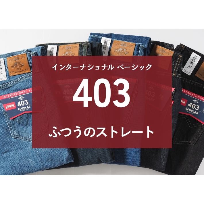 INTERNATIONAL BASIC EDWIN エドウィン 403 ふつうのストレート
