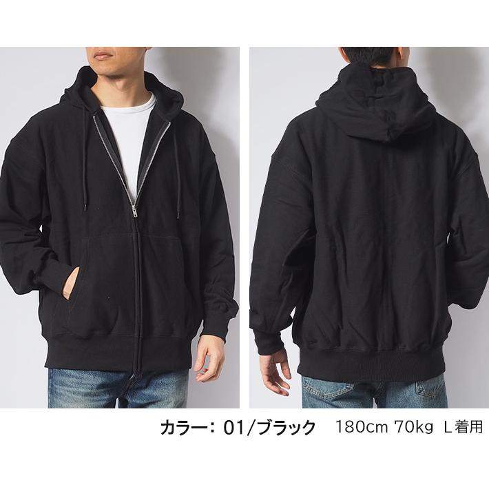 Goodwear（グッドウェア） ジップパーカー スウェット USAコットン 裏