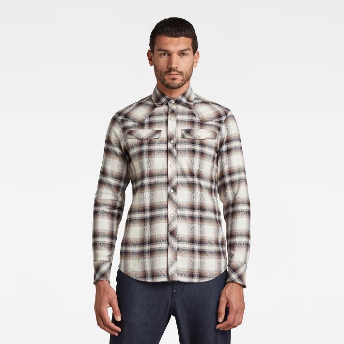 G-STAR RAW ジースターロウ チェックシャツ (D18952-C841-C841