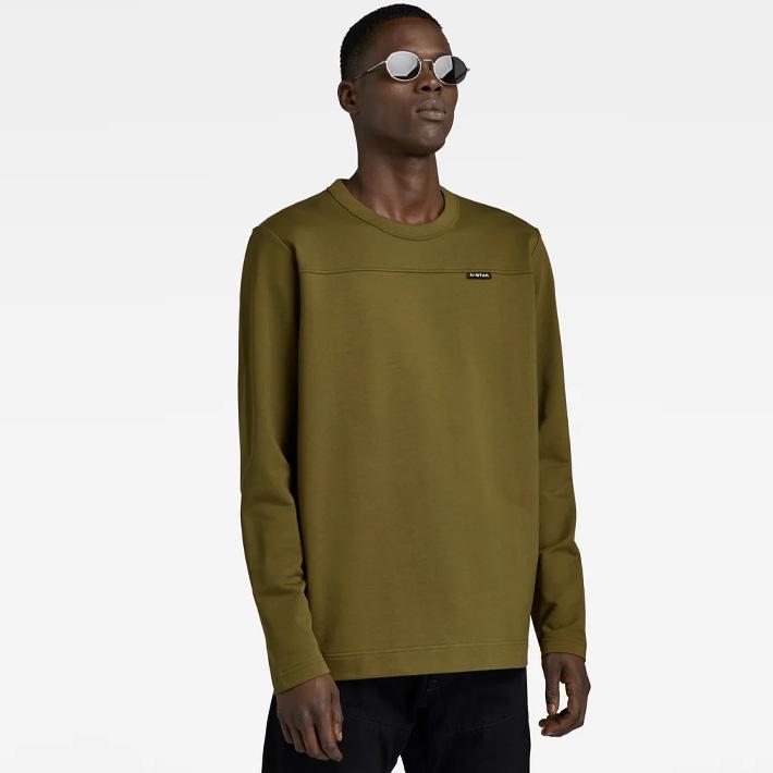 G-STAR RAW ジースターロウ ロンT スウェット 切替ライン ピス G-STAR RAW ジースターロウ ロンT スウェット 切替ライン ピス