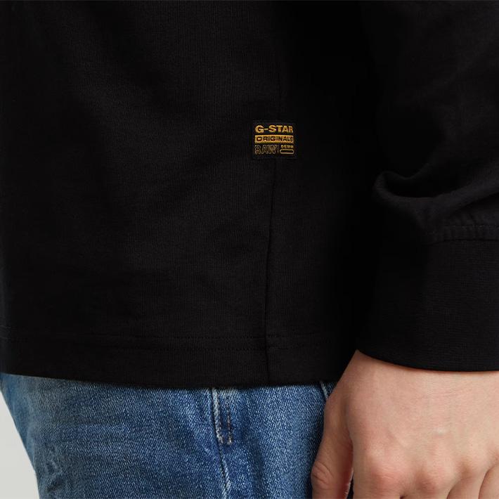 G-STAR RAW G-STAR ジースター ロンT 長袖 センターワンポイント