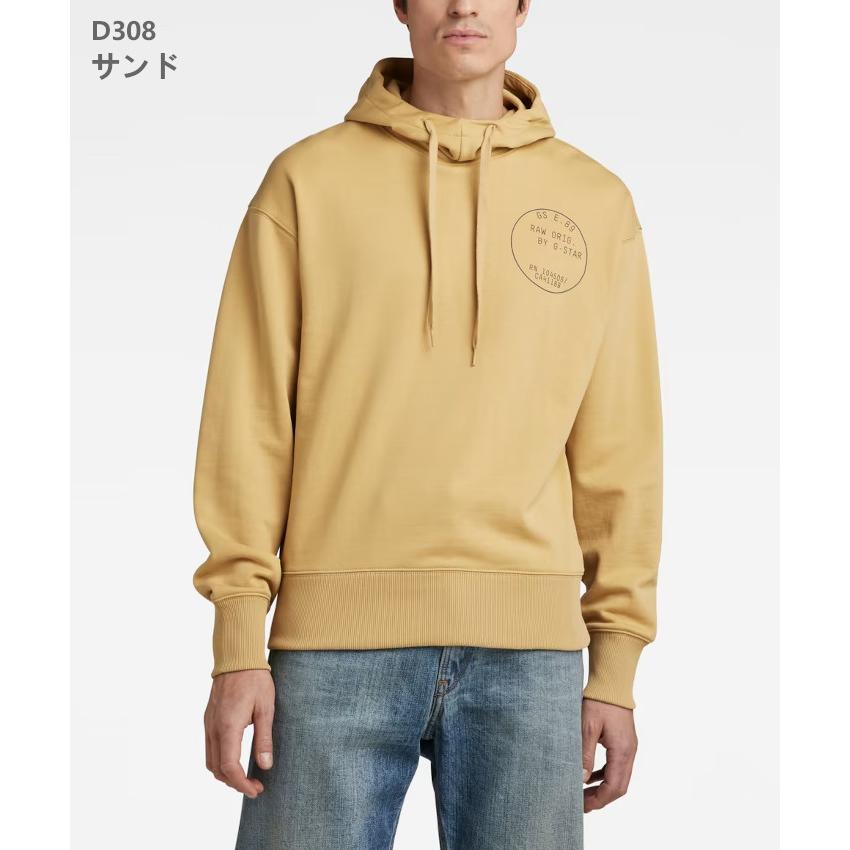 G-STAR RAW セール ジースターロウ スウェットパーカー 裏毛 サークル