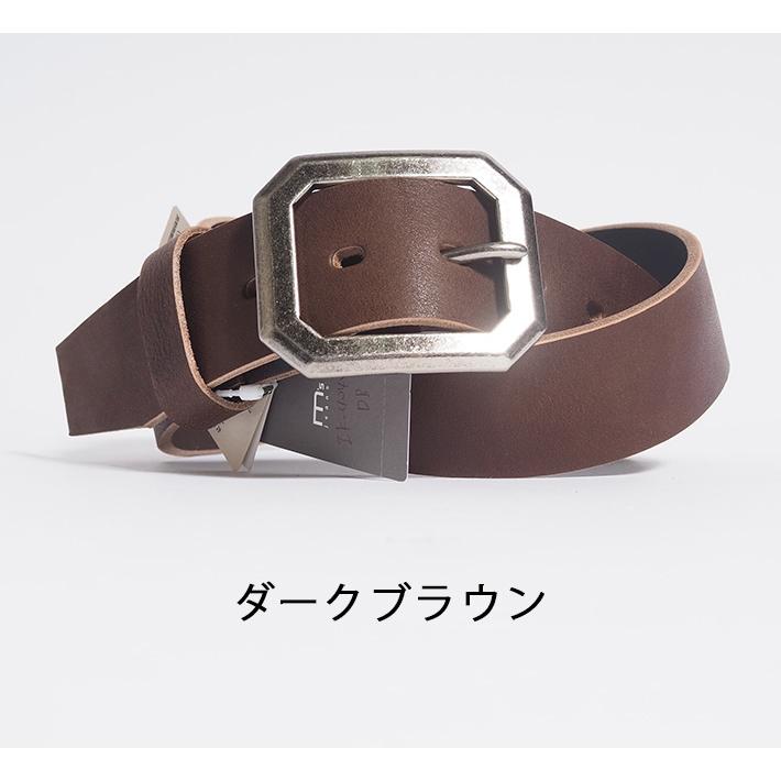飯田工房 レザーベルト 牛革 ギャリソン 日本製 (IK4044) メンズ