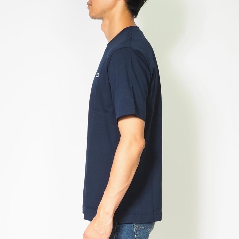 LACOSTE（ラコステ） Tシャツ 半袖 クルーネック ワンポイント 無地