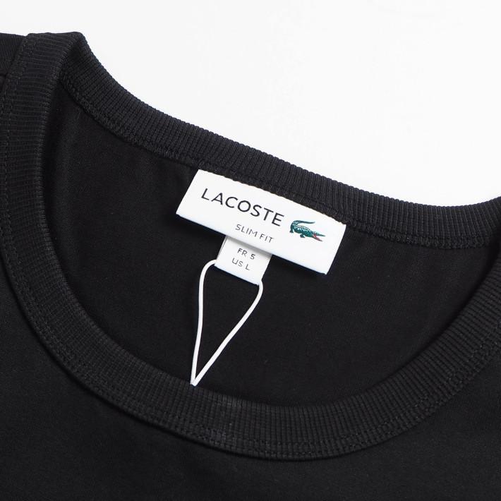 LACOSTE ラコステ Tシャツ クルーネック ワンポイントロゴ スリムフィット (TH5845L) メンズファッション ブランド