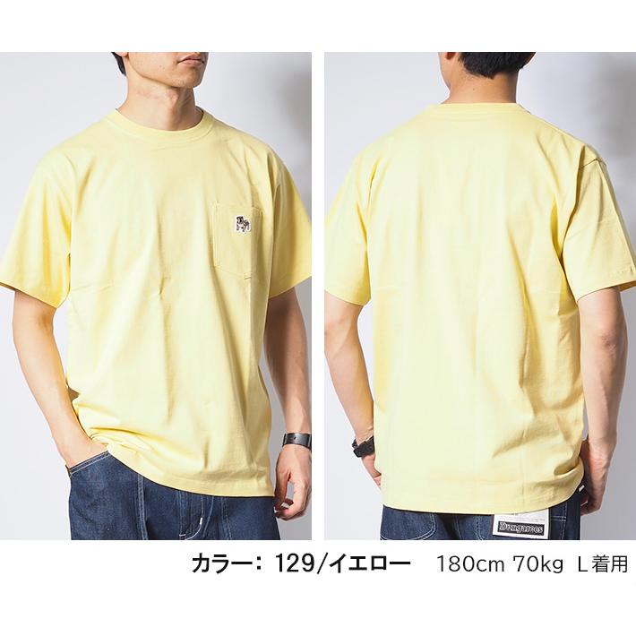 Lee（リー） セール Tシャツ 半袖 ポケット付き ワンポイント ワッペン