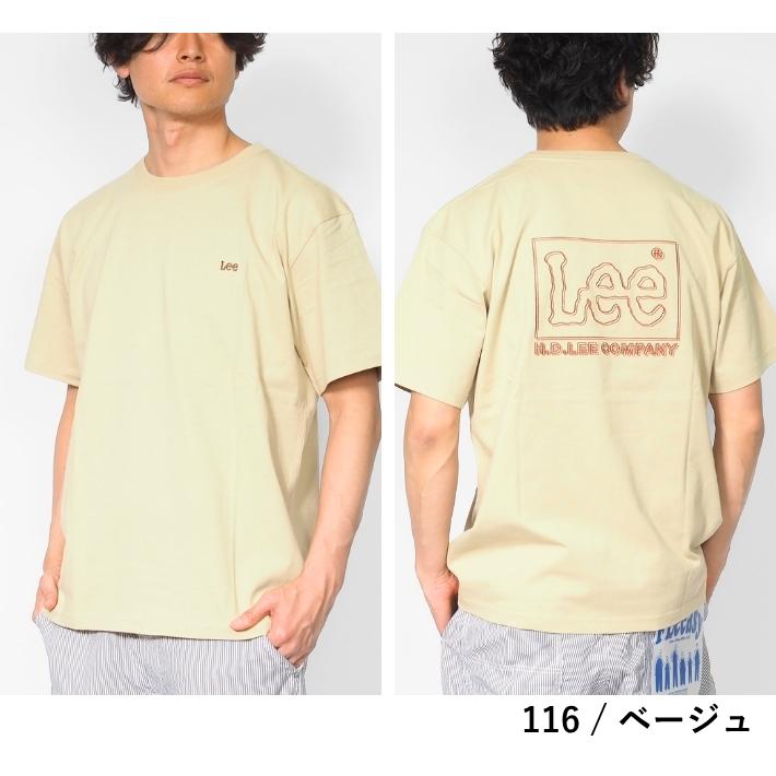 Lee（リー） Tシャツ 半袖 ワンポイント 刺繍 マルチロゴ (LT3204