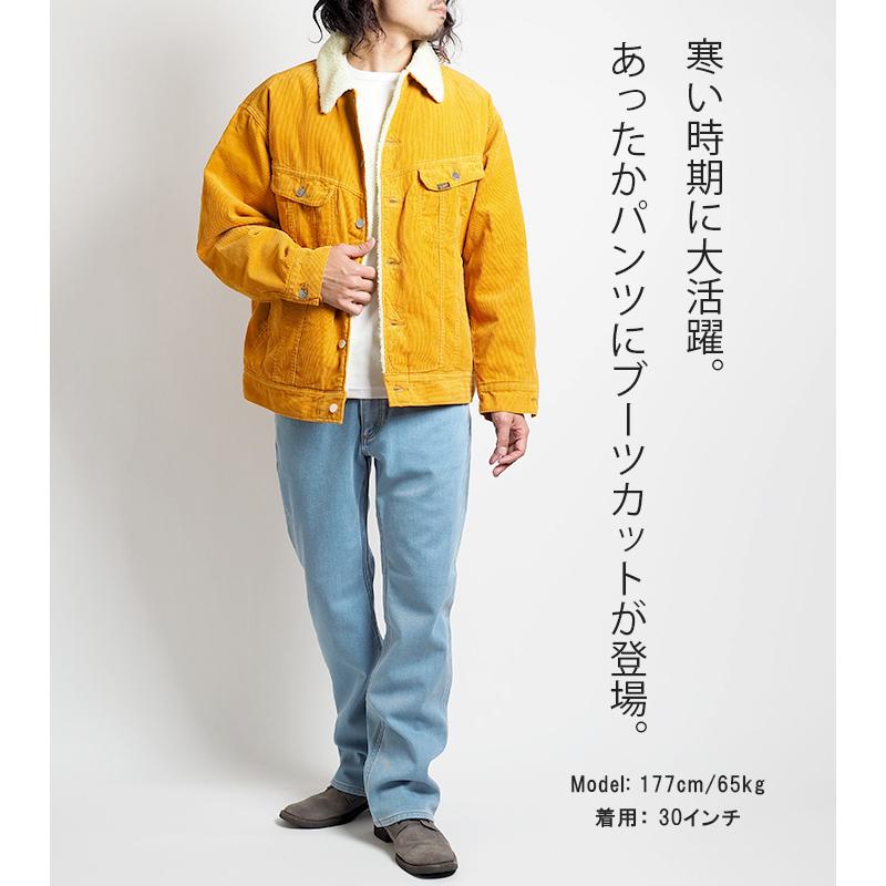 GUAPI イエローブーツカットデニム 30 Lee（リー） ウォーム 暖かいパンツ 102 ブーツカット デニム