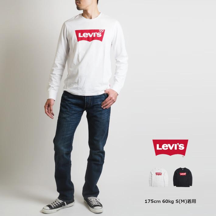 Levi's LEVI'S リーバイス ロンT バットウィングロゴプリント Levi's LEVI'S リーバイス ロンT バットウィングロゴプリント