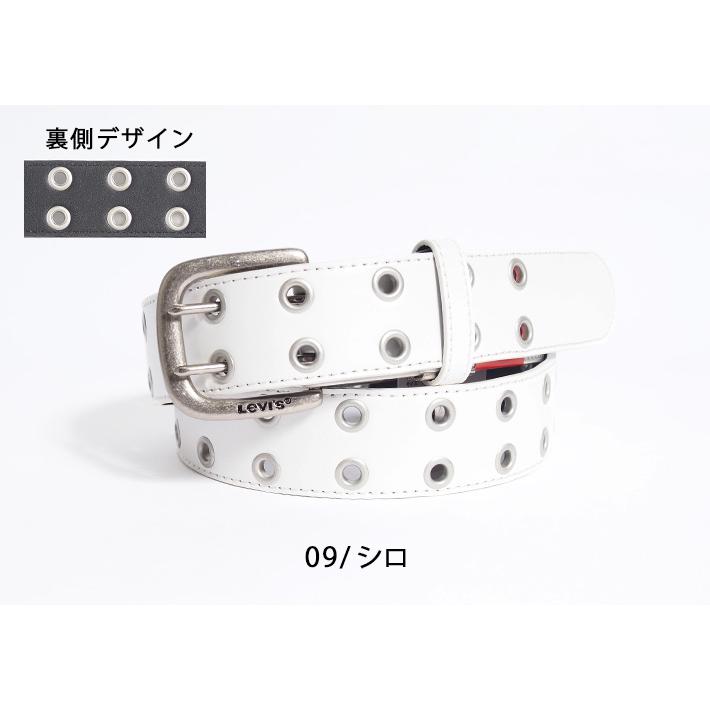 Levi's LEVIS リーバイス レザーベルト 合成皮革 ダブルピン