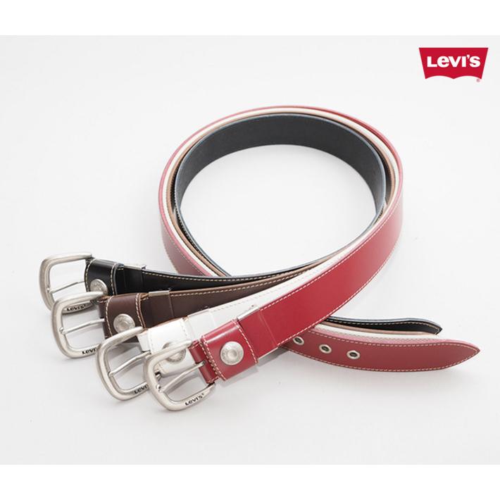 Levi's（リーバイス） LEVI'S レザーベルト 牛革 ボタン (15116091