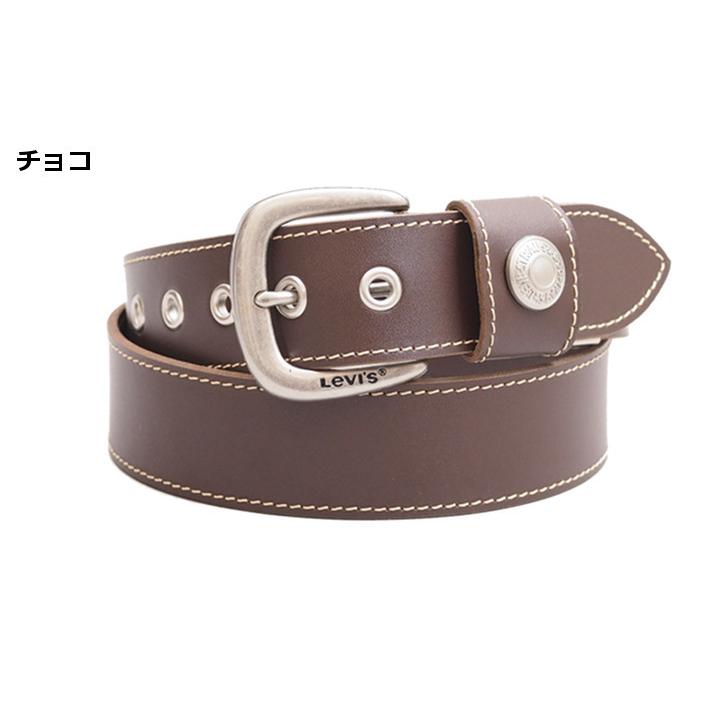 Levi's（リーバイス） LEVI'S レザーベルト 牛革 ボタン (15116091