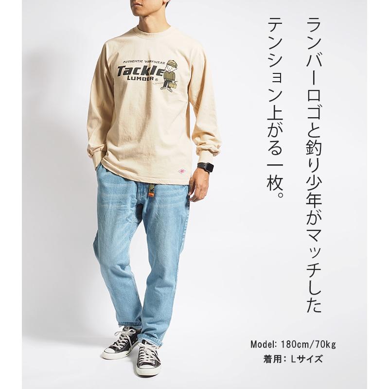 LUMBER ランバー ロンT 長袖 TACKLE 釣り少年 (242539) メンズ