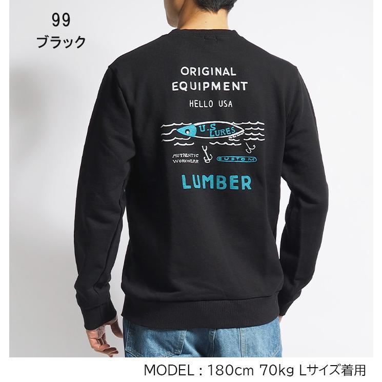 SINME 2021SS  L/SスウェットL オフ LUMBER ランバー スウェット トレーナー 裏毛 ORIGINAL EQVIPMENT
