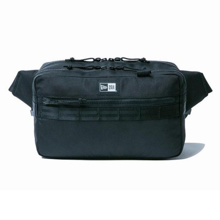 スクエア ウエストバッグ 7L ナイロンツイル ブラック 未使用 タグ付き スクエア ウエストバッグ 7L ナイロンツイル ブラック | ニューエラ