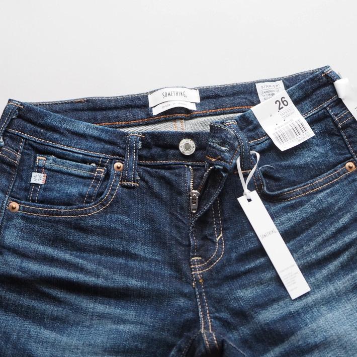SOMETHING（サムシング） ジーンズ テーパードストレート 日本製