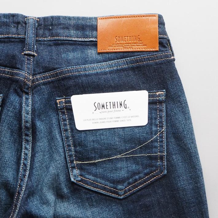 SOMETHING（サムシング） ジーンズ テーパードストレート 日本製