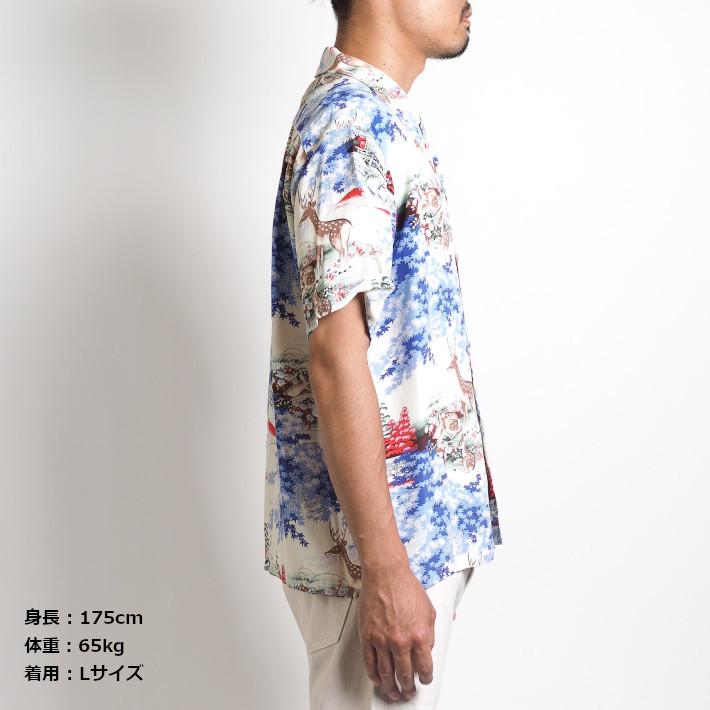 SUN SURF サンサーフ アロハシャツ 開襟シャツ 日本製 シカ 春日 SUN SURF サンサーフ アロハシャツ 開襟シャツ 日本製 シカ 春日