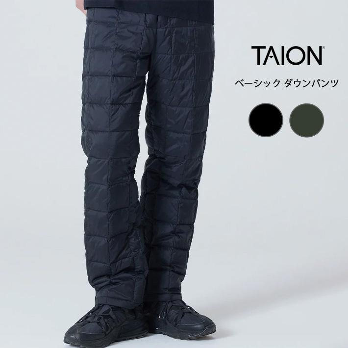 TAION（タイオン） ダウンパンツ 暖パン 軽量 防寒 (TAION-131RS