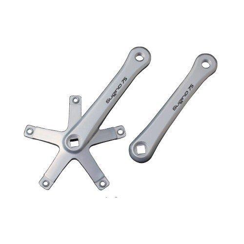 激安】 SUGINO(スギノ) クランクセット SG75 シルバー 144 172.5mm (AA