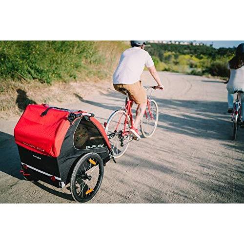 美品 バーレー(Burley) 自転車用ベビーカー ハニービー(HONEY BEE) レッド 2人乗り 【8755961052】(31343円)