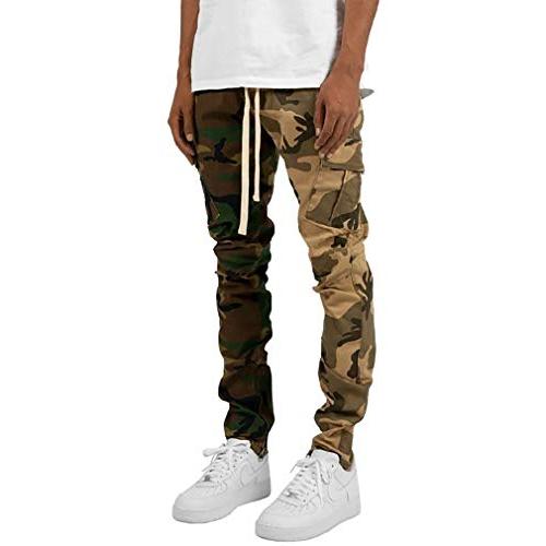 [ミニマル] カーゴパンツ メンズ S クレイジーカモ 026 ミニマル